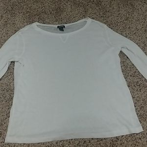 ⚓NWOT  White long sleeve shirt